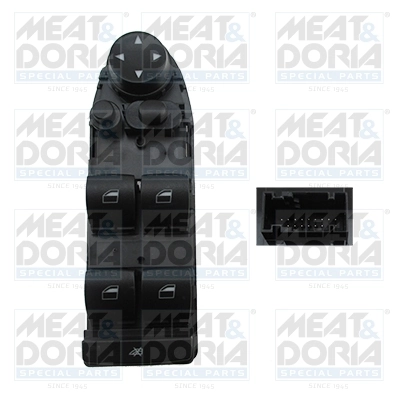 Switch, window regulator